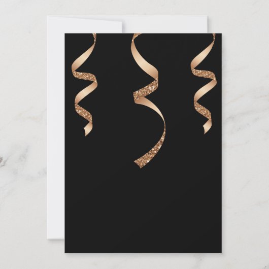 Roos Gold Heels en Champagne Women's Birthday Kaart (Achterkant)