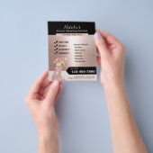 Roos Gold Home Cleaning House Keeping Service Flyer (Hand)