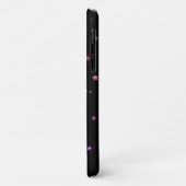 Roos Gold Horse Stars Monogram Telefoon Case (Achterkant/links)