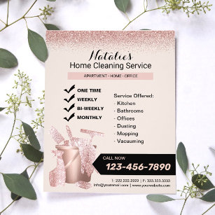 Roos Gold House Cleaning Service - Bewaring Flyer