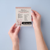 Roos Gold House Cleaning Service - Bewaring Flyer (Hand)