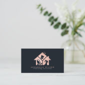 Roos Gold House Cleaning Services Visitekaartje (Staand voorkant)