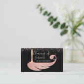 Roos Gold Housekeeping Cleaning Service Visitekaartje (Staand voorkant)