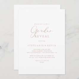 Roos Gold Idyllic kalligrafie Geslacht feest Kaart
