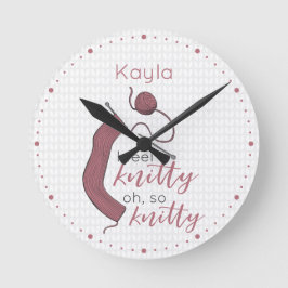 Roos Gold ik voel me knitty, zo knap. Ronde Klok