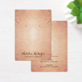  Roos Gold Jewelry Earring Ketting Display Visitekaartje (Bureau)