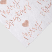 Roos Gold-kerstcadeaupapier Tissuepapier (Detail)
