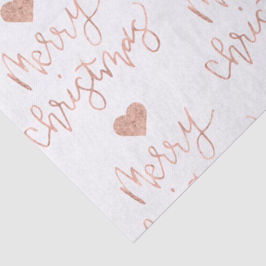 Roos Gold-kerstcadeaupapier Tissuepapier (Detail)