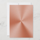 Roos Gold kerstkoekjes Baby shower Kaart (Achterkant)