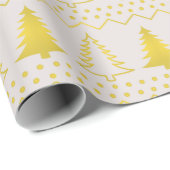 Roos Gold kerstpatroonpapier Cadeaupapier (Rol Hoek)