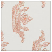 Roos Gold kroonpatroonstructuur Stof (Close Up)