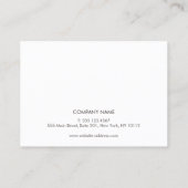 Roos Gold Lash Extensions Nazorginstructies Visitekaartje (Achterkant)