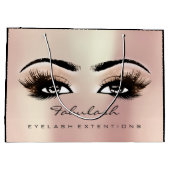 Roos Gold Lash Makeup Glitter Beauty Cosmetics Groot Cadeauzakje (Achterkant)