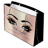 Roos Gold Lash Makeup Glitter Beauty Cosmetics Groot Cadeauzakje (Achterkant Gekanteld)