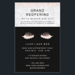 Roos Gold Lash Salon Grand Reopening Covid Safety Flyer<br><div class="desc">Een volledig samenhangend collectie voor al uw bedrijfsproducten en leveringen. Raadpleeg de beschermers van uw heropening met nieuwe, heldere veiligheidsmaatregelen. Een collectie producten om de richtlijnen voor sociale afstanden te promoten.Deze producten zijn geweldig om ervoor te zorgen dat zowel werknemers als klanten de richtlijnen voor sociale afstanden volgen. Voeg uw...</div>