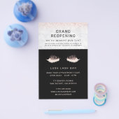 Roos Gold Lash Salon Grand Reopening Covid Safety Flyer (Enkel)