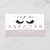 Roos Gold Lashes Brow Makeup Artist Klantenkaartje (Achterkant)