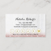 Roos Gold Lashes Makeup Artist Salon Loyalty (Achterkant)