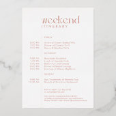 Roos Gold "Last Fling" Bachelorette Foto Folie Uitnodiging (Achterkant)