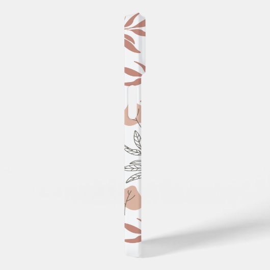 Roos Gold Leaves Persoonlijke Sjabloon Case-Mate iPhone Case (Achterkant / Rechts)