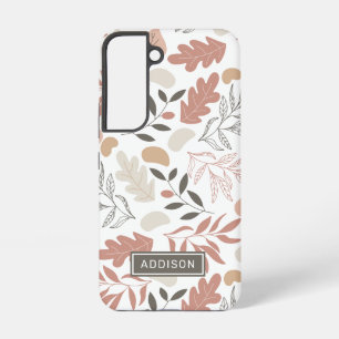 Roos Gold Leaves Persoonlijke Sjabloon Samsung Galaxy Hoesje