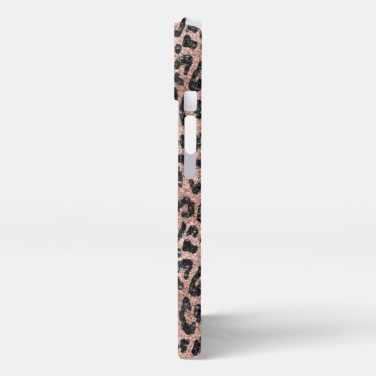 Roos Gold Leopard Print iPhone Hoesje (Linkerkant)