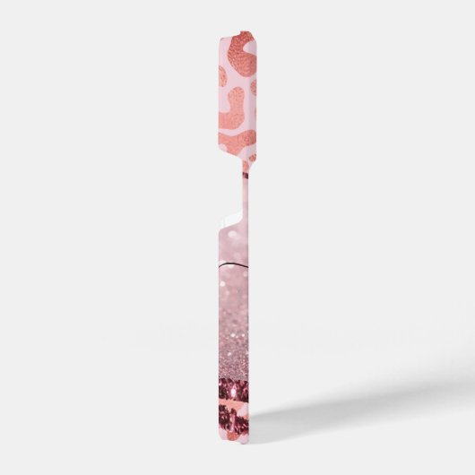 Roos Gold Leopard Print iPhone Hoesje (Rechterkant)