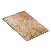 Roos Gold Leopard Print Notitieboek (Rechterzijde)