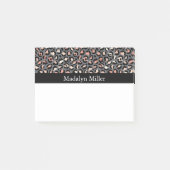 Roos Gold Leopard Print Post-it® Notes (Voorkant)