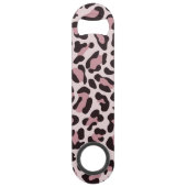 Roos Gold Leopard Print Speed Bottle Open Speed Flessenopener (Achterkant)