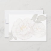 Roos Gold Lijst Wedding Entree Choice RSVP Kaartje (Achterkant)