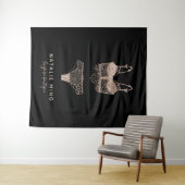 Roos Gold Lingerie Boutique Logo Wandkleed (In Situ (horizontaal))