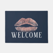 Roos Gold Lips Makeup Artist Salon Navy Welkom Deurmat (Voorkant)