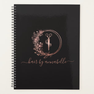 Roos Gold Logo Haarstylist Benoeming Planner