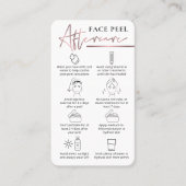 Roos Gold Logo Peel Aftercare Visitekaartje (Voorkant)