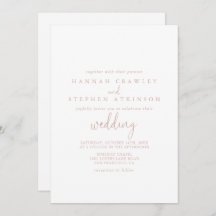 Roos Gold Love Fancy Script Front & Back Wedding 