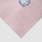 Roos Gold luxe Glass Textuur Birthday Tissuepapier (Detail)