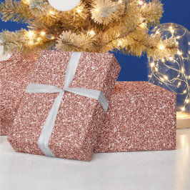 Roos Gold Luxe glitter Cadeaupapier