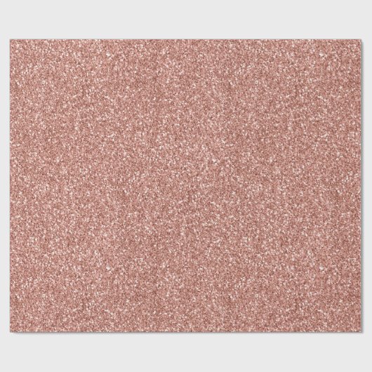 Roos Gold Luxe glitter   Cadeaupapier (Vlak)