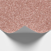 Roos Gold Luxe glitter Cadeaupapier (Hoek)