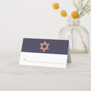 Roos Gold Magen David Elke gelegenheid Purim Party Plaatskaartje
