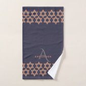 Roos Gold Magen David Monogram Netilat Yadayim Handdoek (Handdoek)