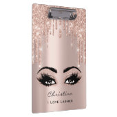 Roos Gold Makeup Artist drijft Eyelashes op Klembord (Rechts)