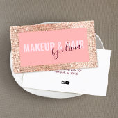 Roos Gold Makeup Artist en Hair Stylist Visitekaartje