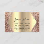 Roos Gold Makeup Artist Eyelash Blog Influencer Visitekaartje (Achterkant)