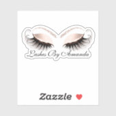 Roos Gold Makeup Artist Lashes Extension Roze Sticker (Vel)