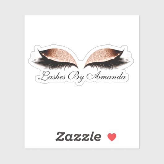Roos Gold Makeup Artist Lashes Extension Sticker (Vel)