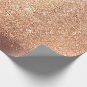 Roos Gold Makeup Confetti Glitter Beauty Copper Cadeaupapier (Hoek)
