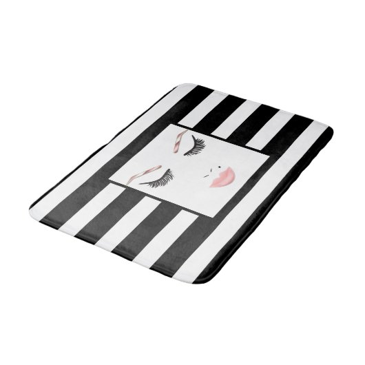 Roos Gold Makeup face Eyebrows Lips Glam Beauty Badmat (Gekanteld)