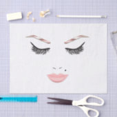 Roos Gold Makeup face Eyebrows Lips Glam Beauty Tissuepapier (Craft)